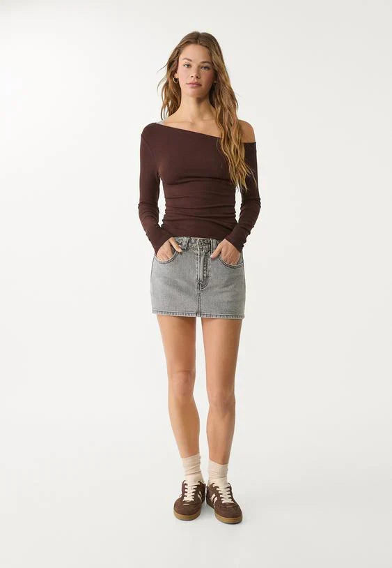 Hosenrock Damen Mini Jeans