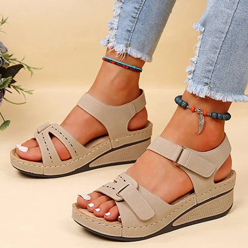 Damen Sandalen Mit Keilabsatz – Ansicht 7