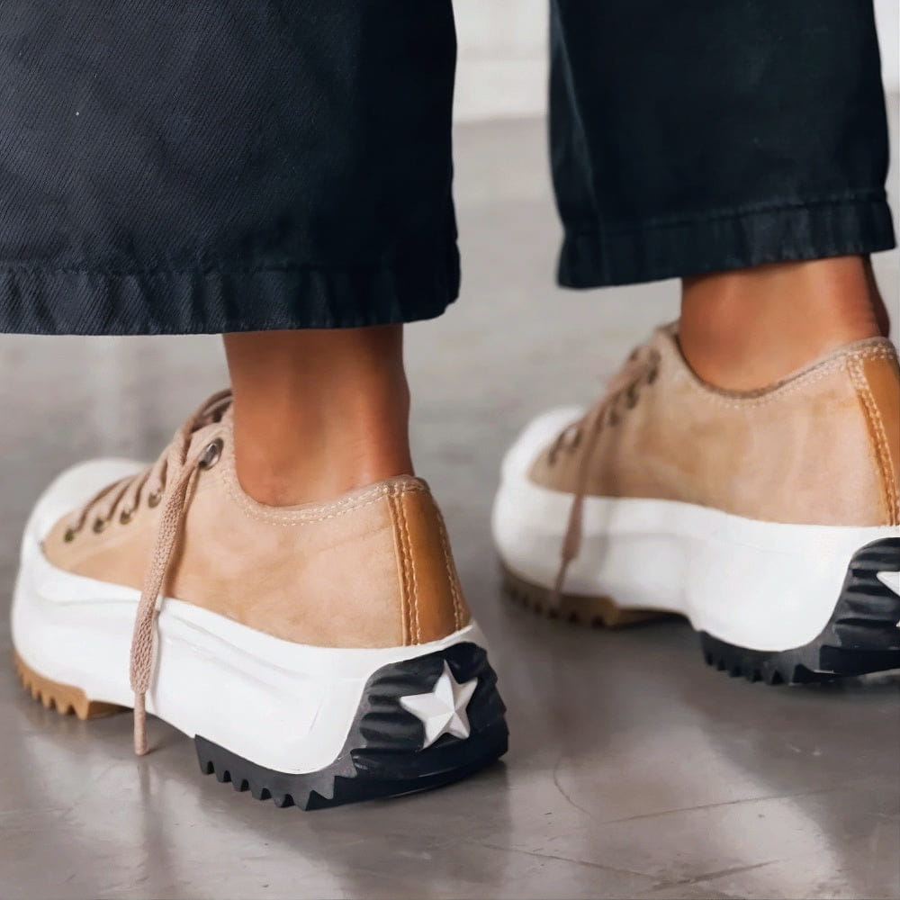 Orthopädische Plateau-Sneaker Damen mit Schnürung
