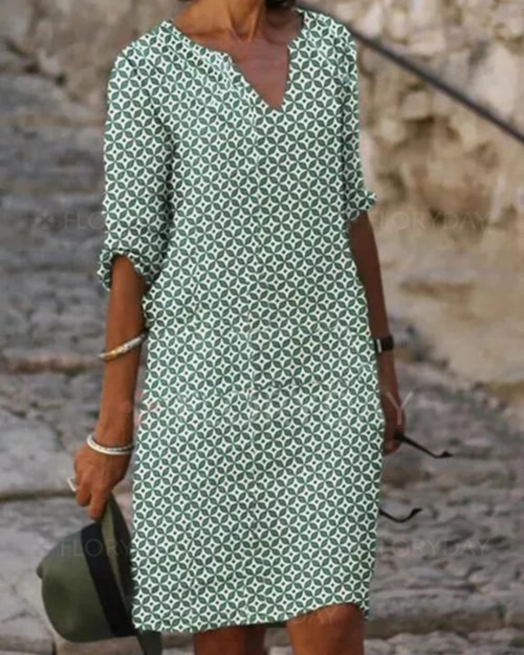 Damen Sommer Midi Freizeitkleid