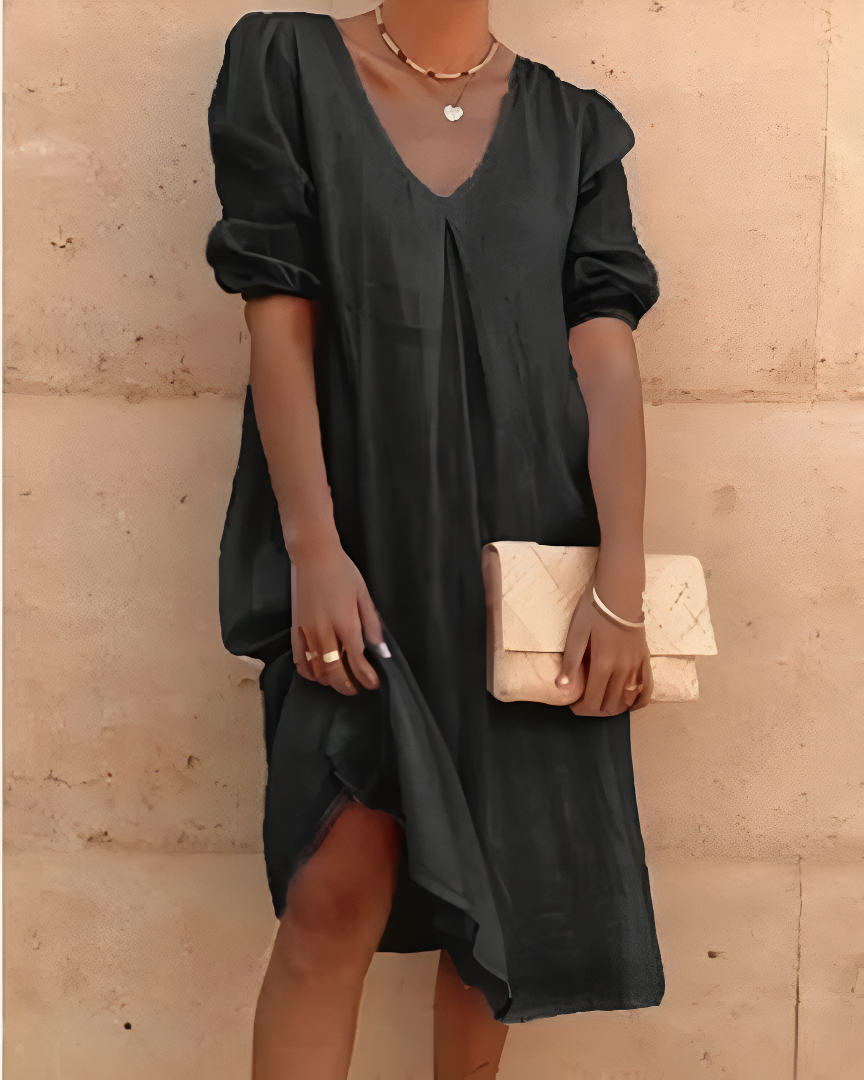 Damen Sommer Luftige Midi Kleid