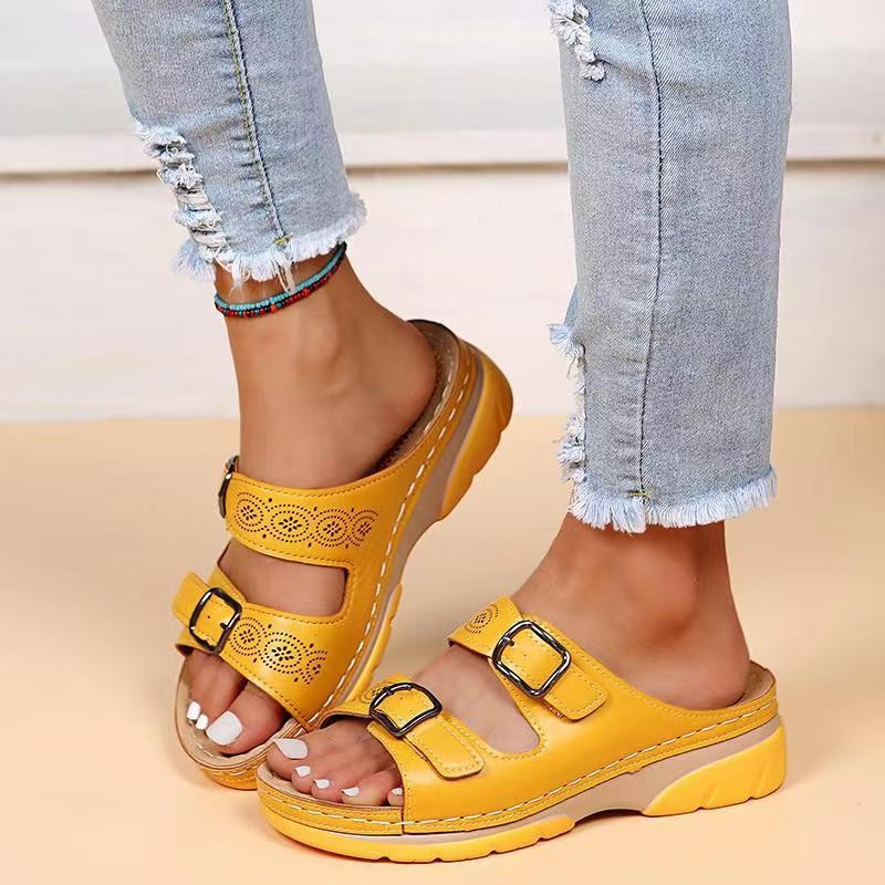 Damen Sommer Pantoletten Sandalen – Ansicht 4