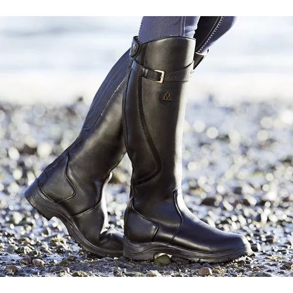 Kniehohe Reitstiefel | Klassischer Look mit Profilsohle