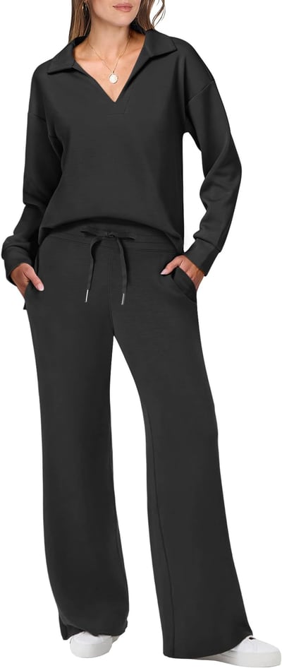 Jogginganzug Set | Pullover Und Weiter Hose
