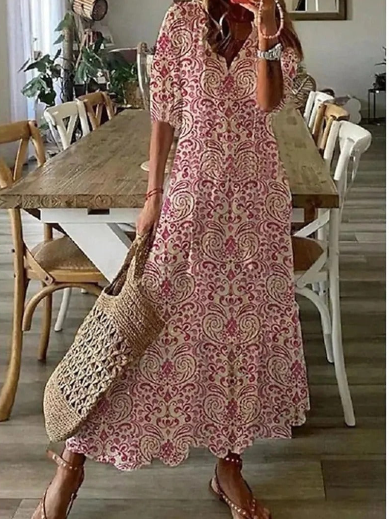 Damen Tunika Strand Maxi Kleid – Ansicht 7