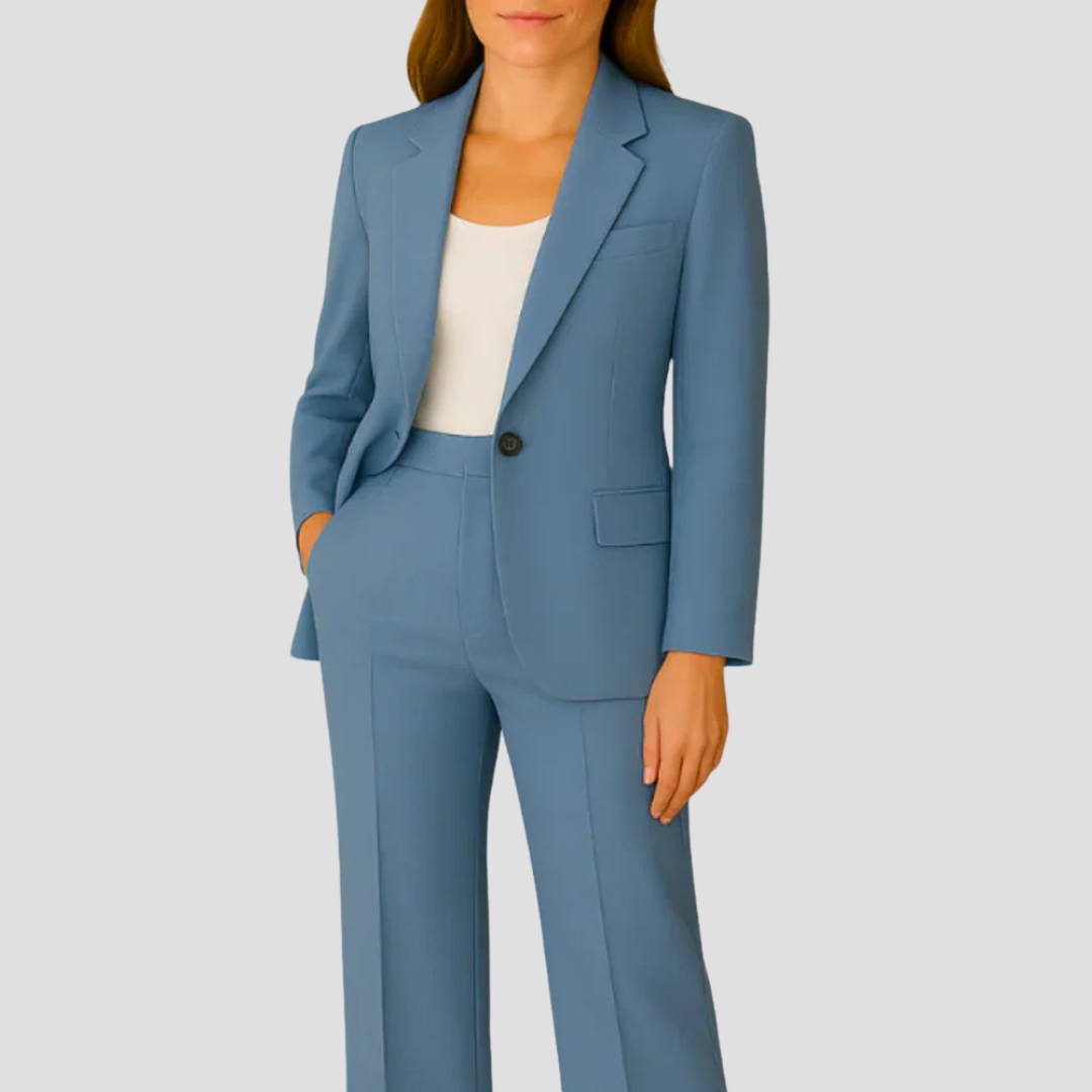 Anzug Set Damen 2-Teilig Blazer Hosen