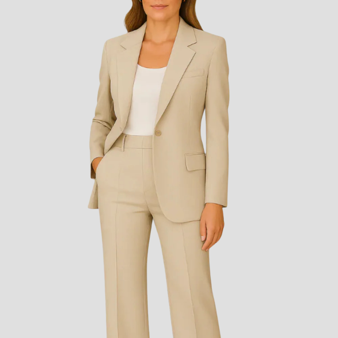 Anzug Set Damen 2-Teilig Blazer Hosen