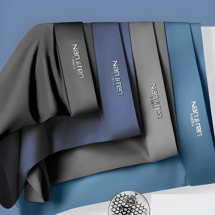 Bambus-Unterwäsche Sommer Herren mit Logo-Bund