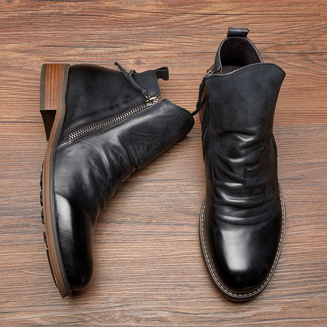 Formelle Winterschuhe Herren mit Reißverschluss | Knöchelhoch und Klassisch
