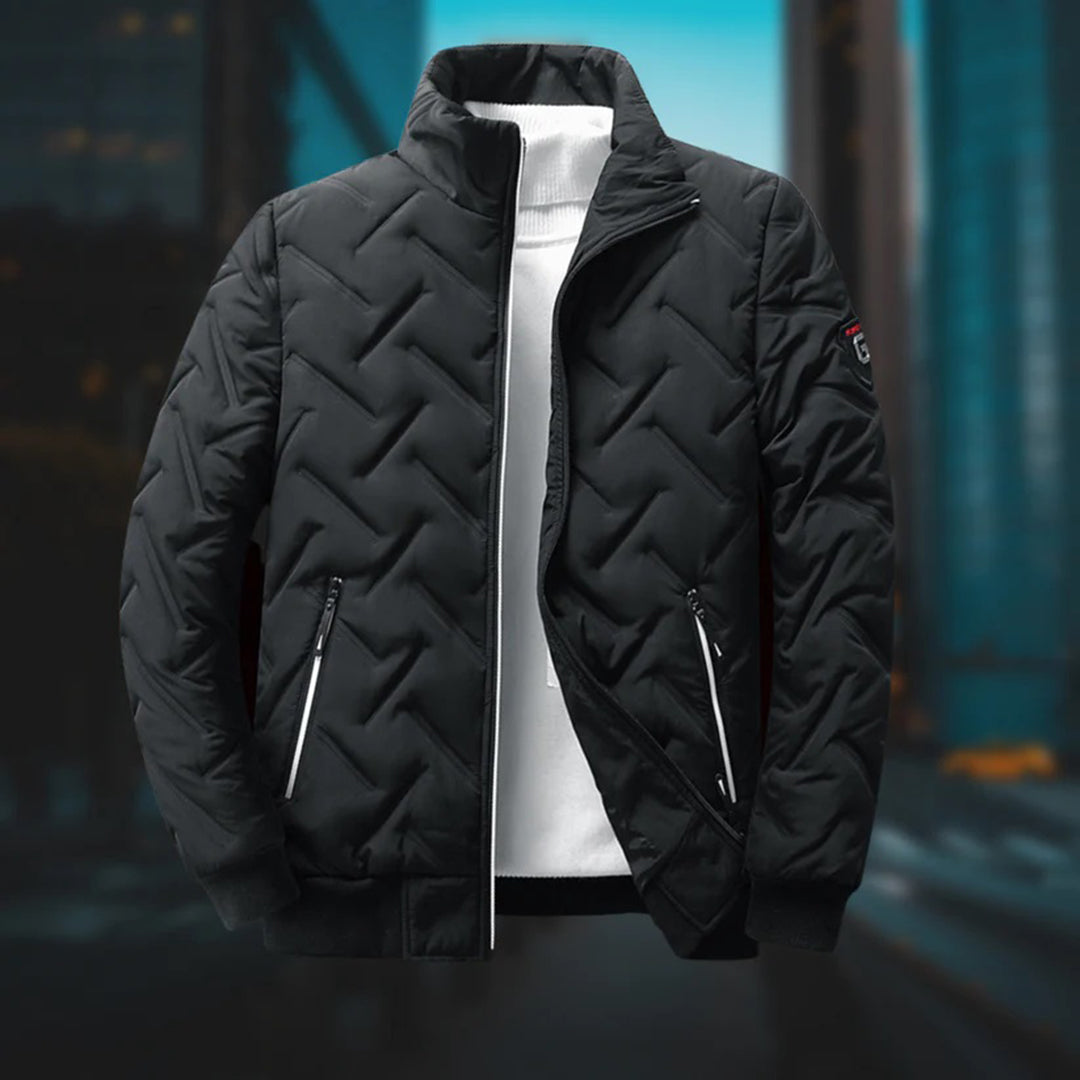 Steppjacke für Herren mit Stehkragen