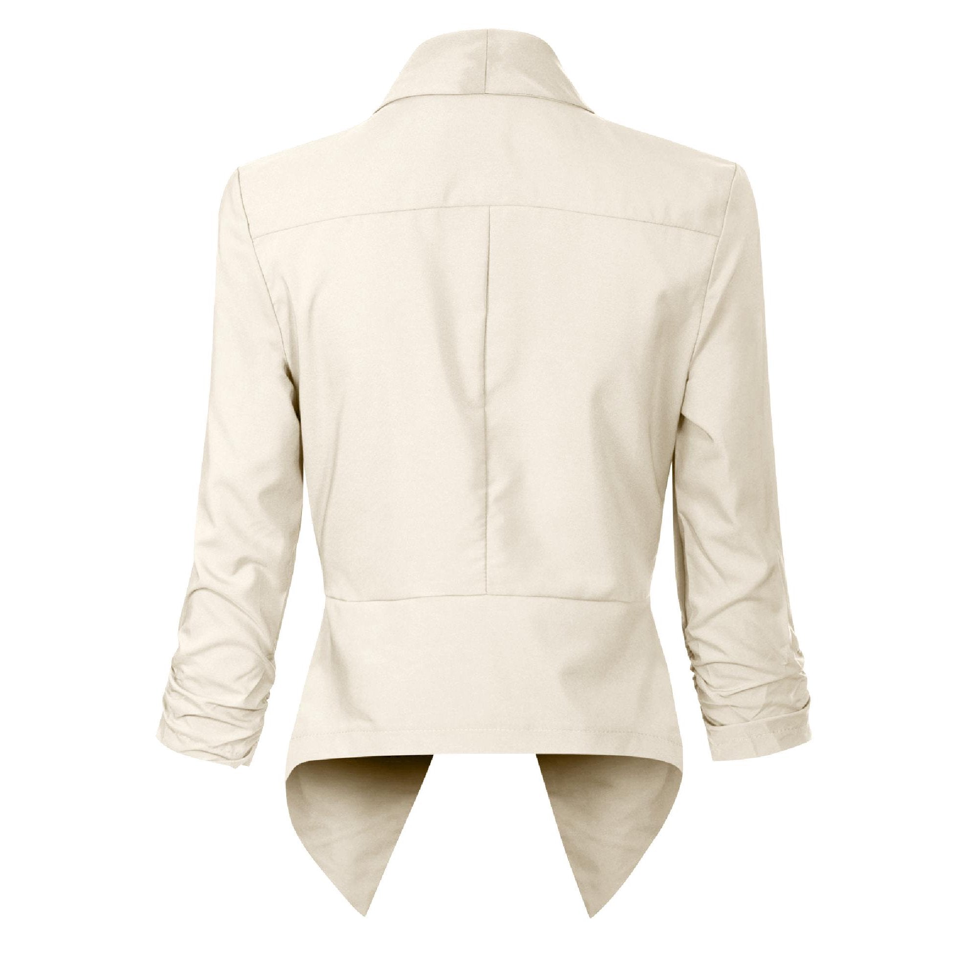 Blazer Damen Offene Front langärmelig