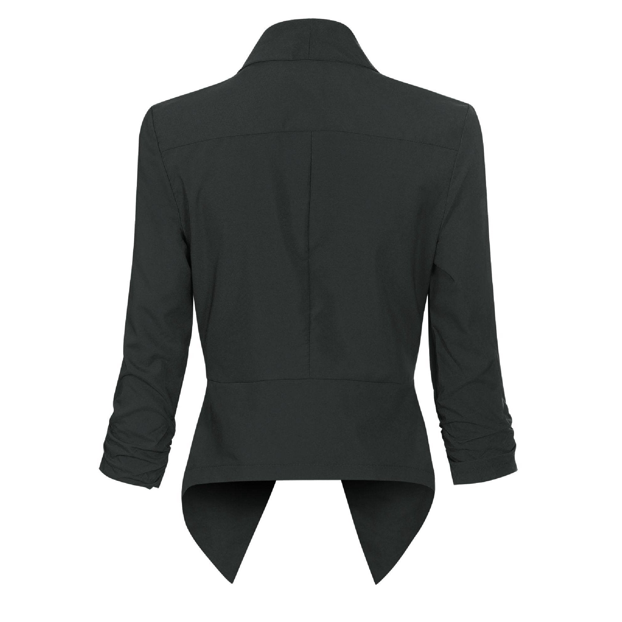 Blazer Damen Offene Front langärmelig