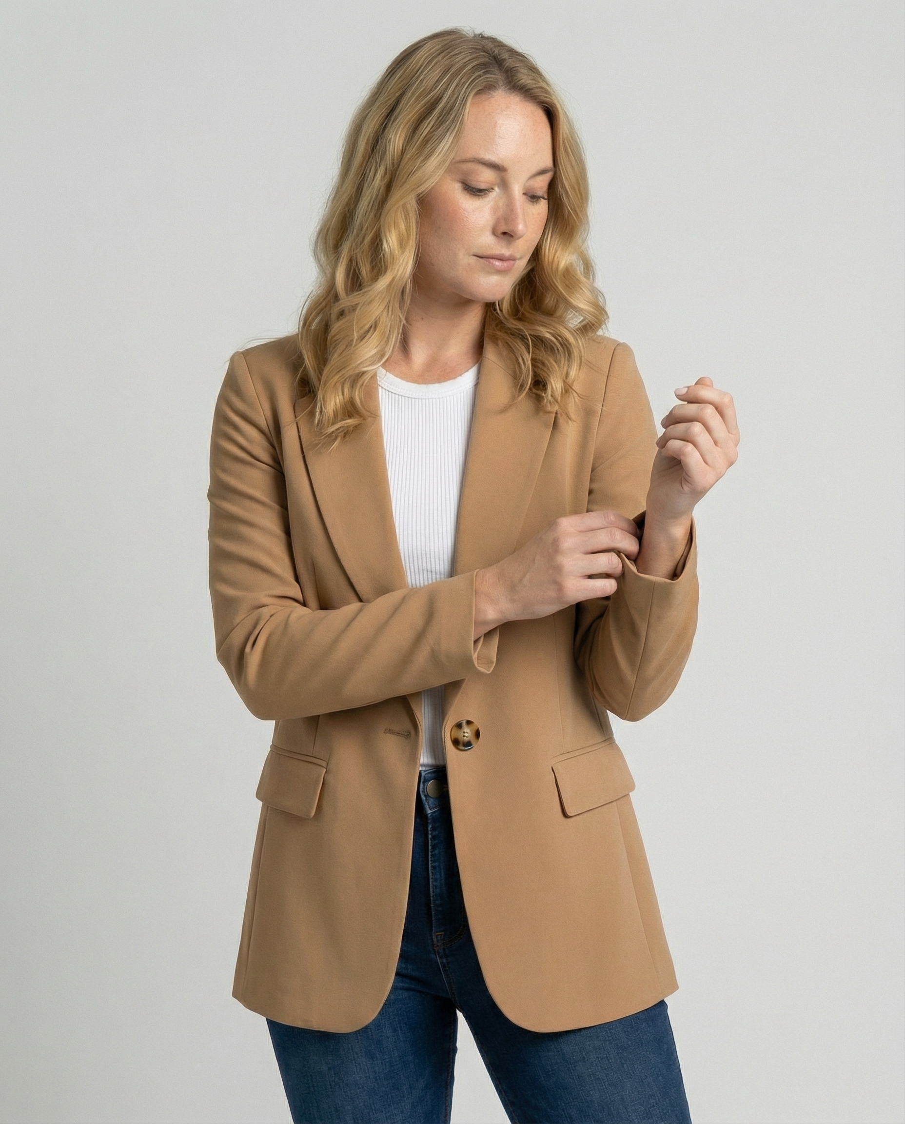 Blazer Damen eleganter einreihig