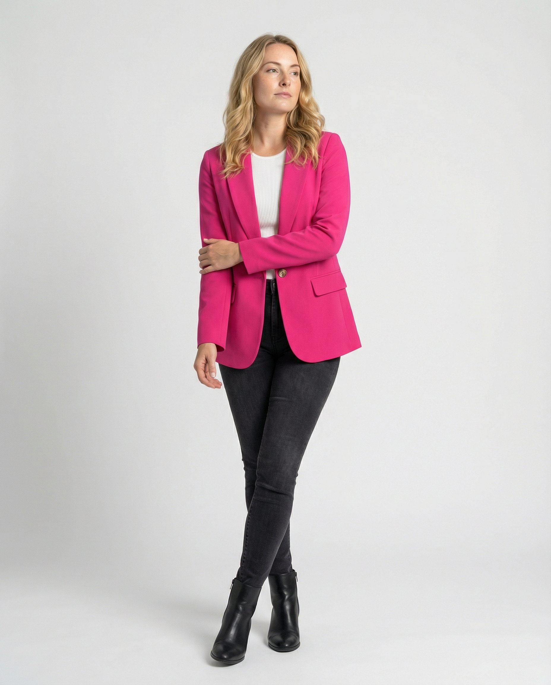 Blazer Damen eleganter einreihig
