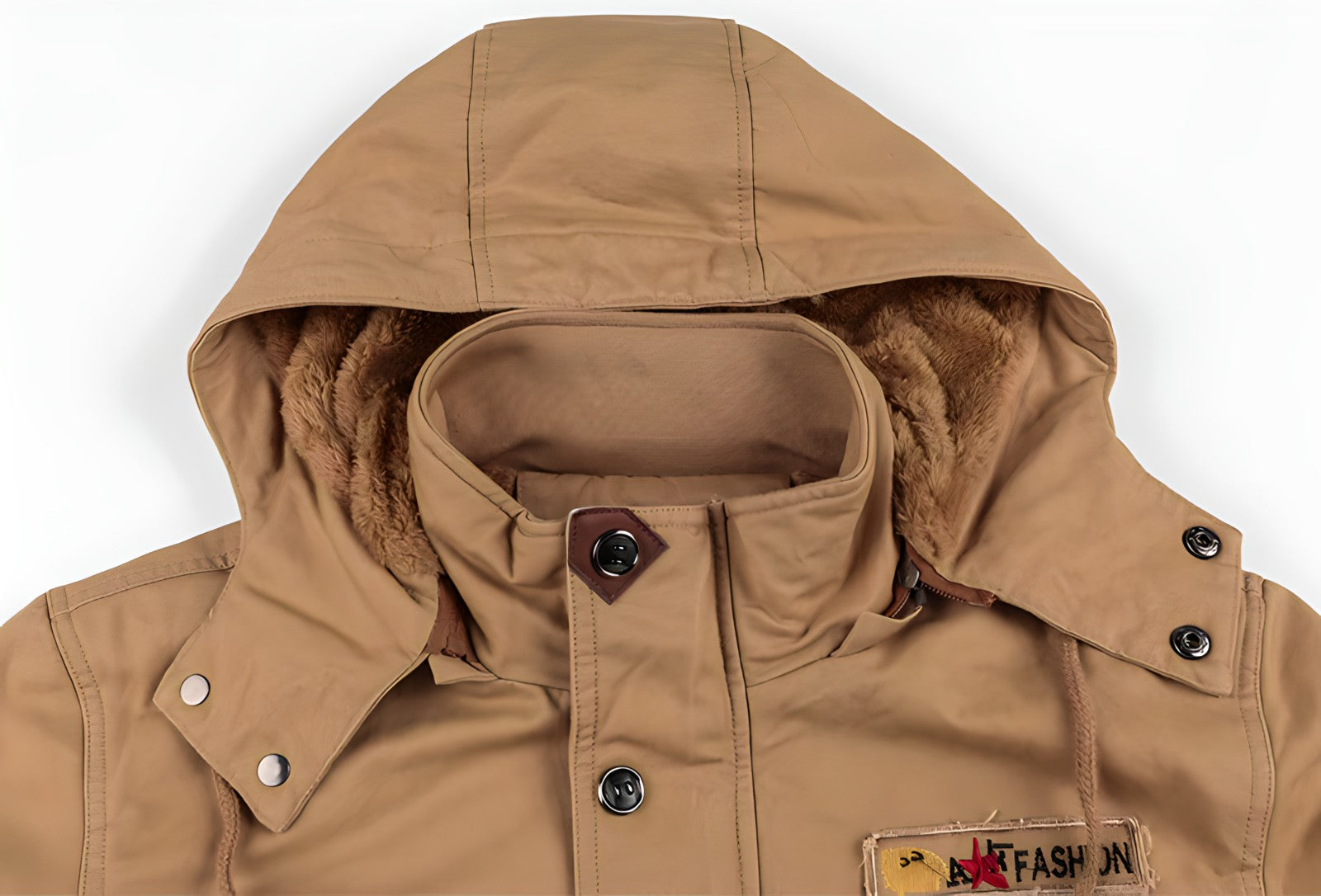 Herren Militärjacke mit Taschen