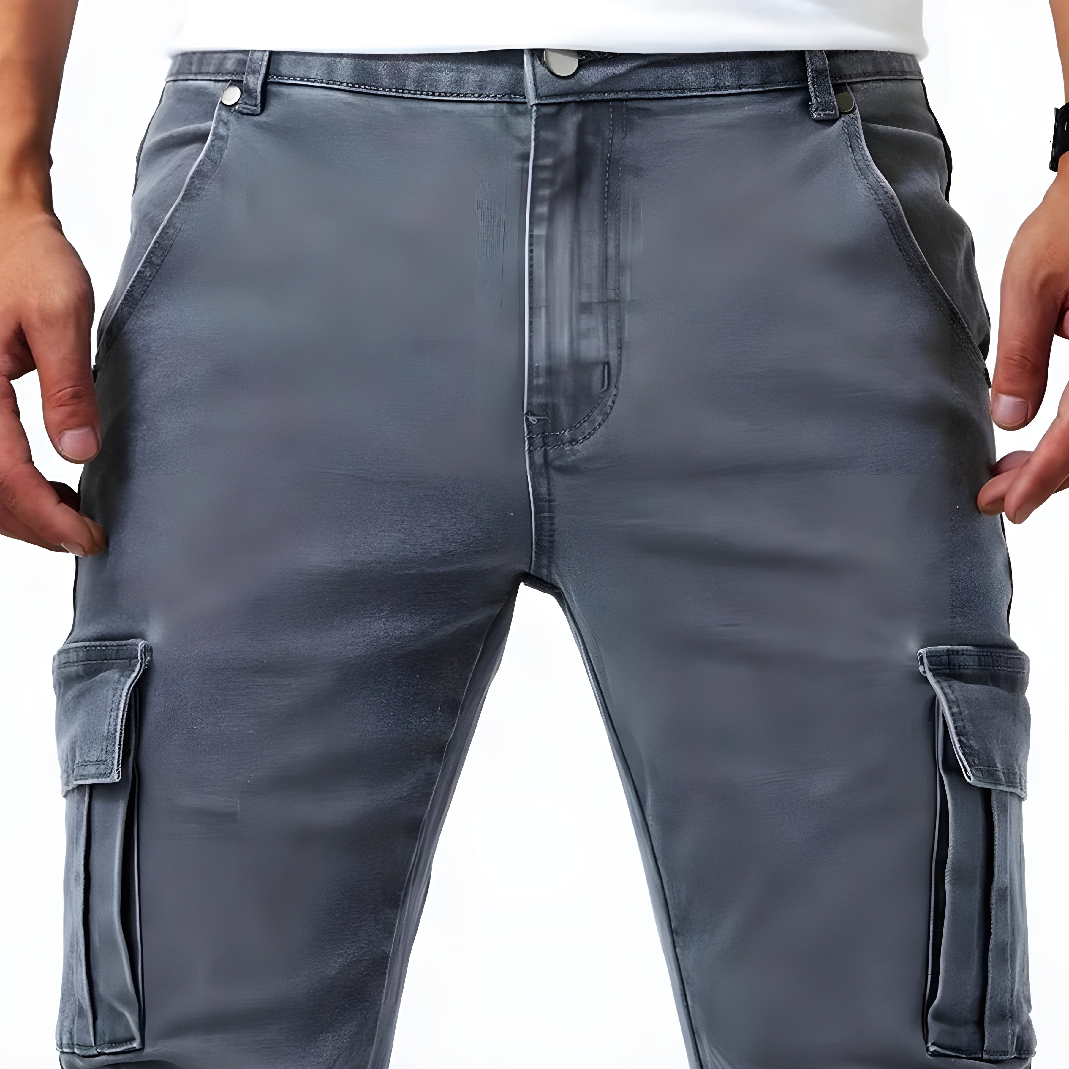 Bequeme Stretch Cargohose Herren