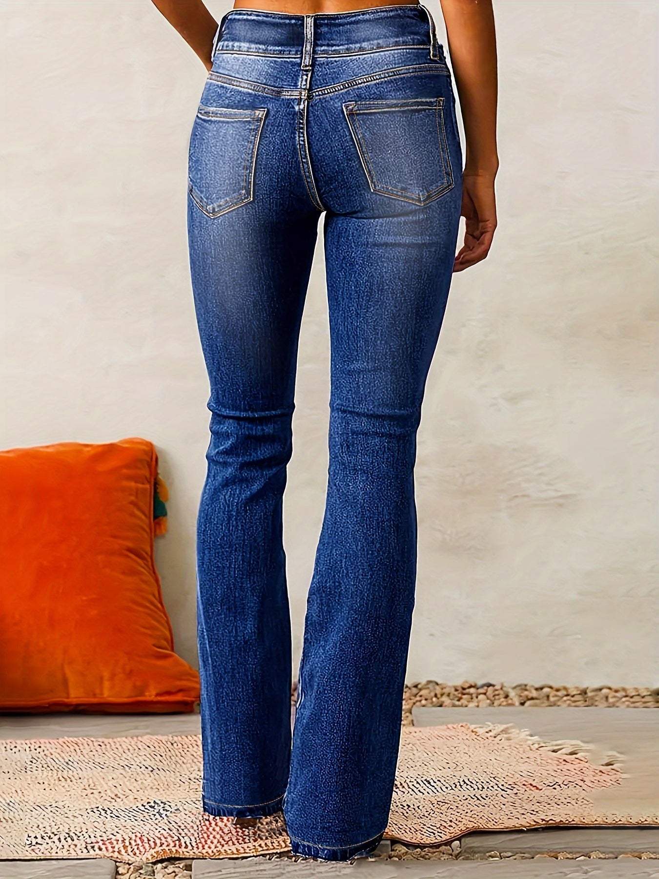 Jeans Damen hohe Taille