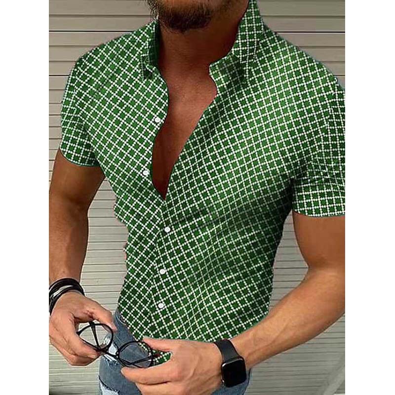 Kurzarmhemd Herren Slim Fit – Ansicht 5
