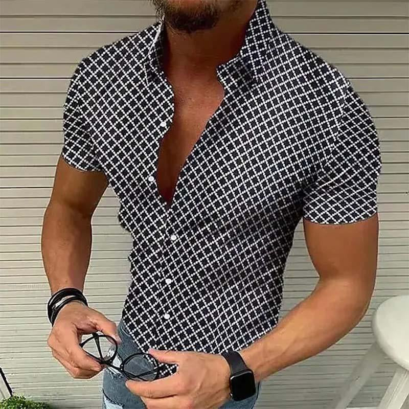 Kurzarmhemd Herren Slim Fit – Ansicht 4