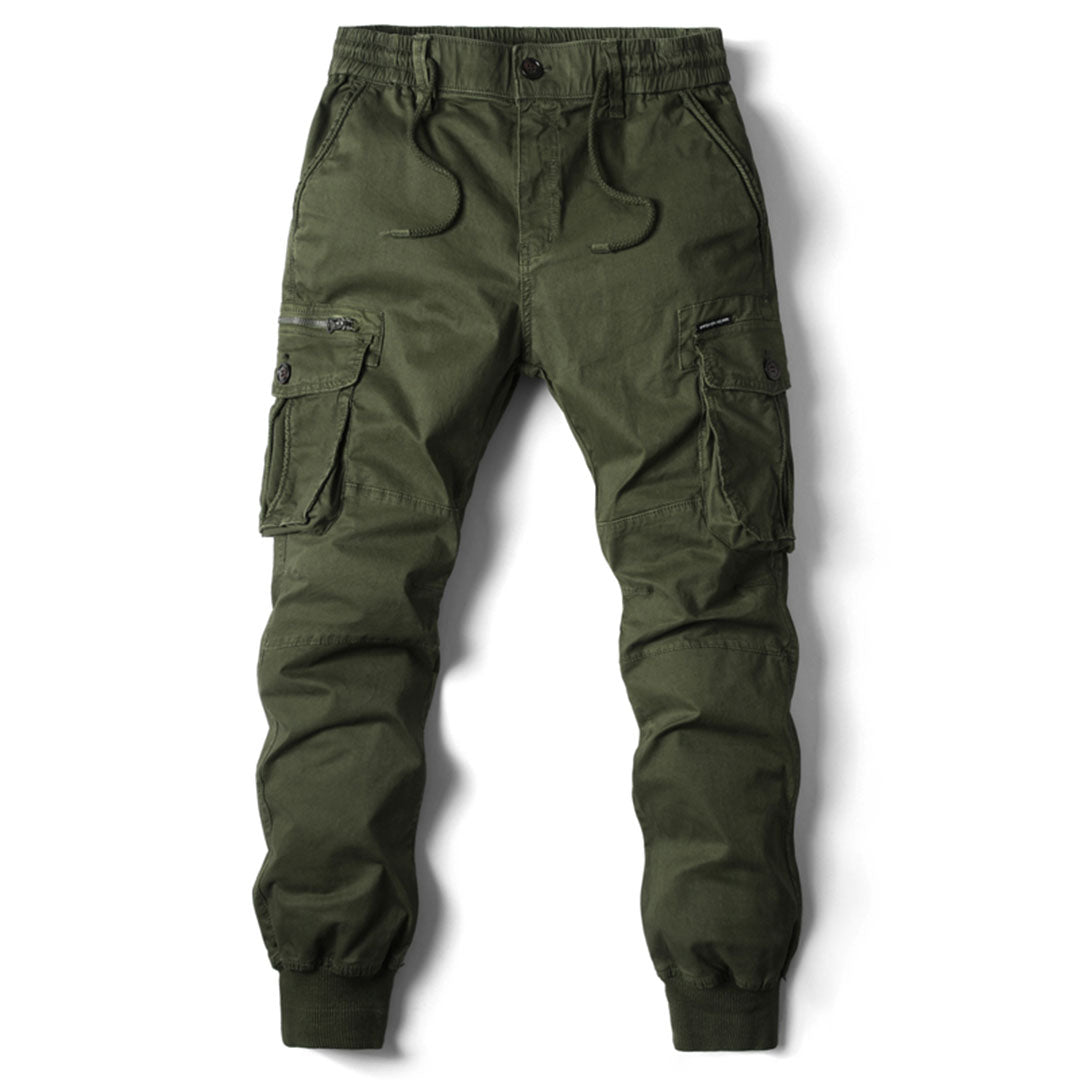 Modische Cargohose Herren Jogger mit Bündchen