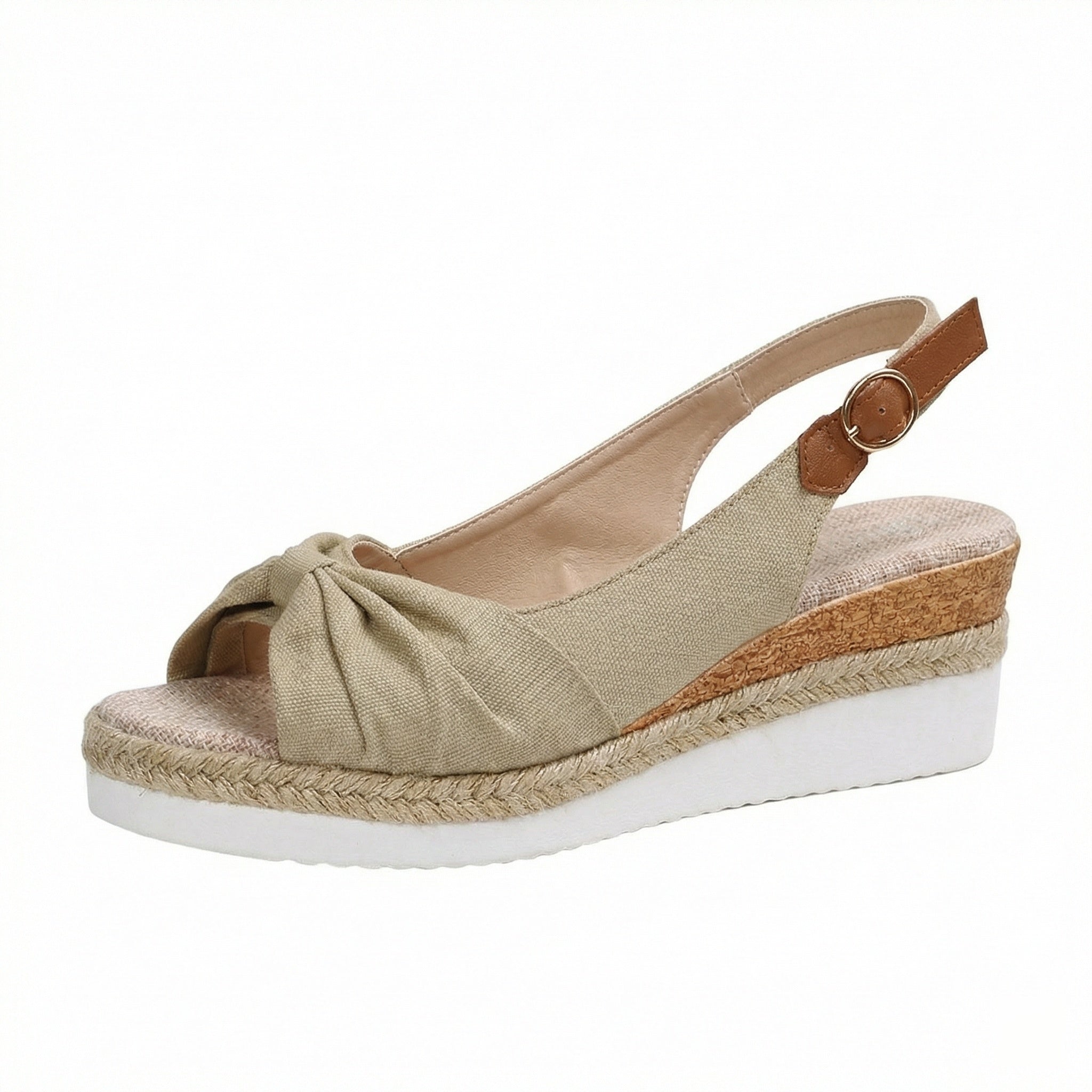 Orthopädische Sandalen für Damen mit Fersenriemen