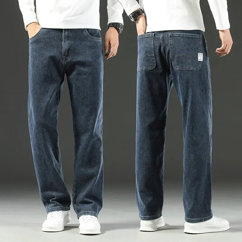 Herrenjeans Regular Fit gerades Bein