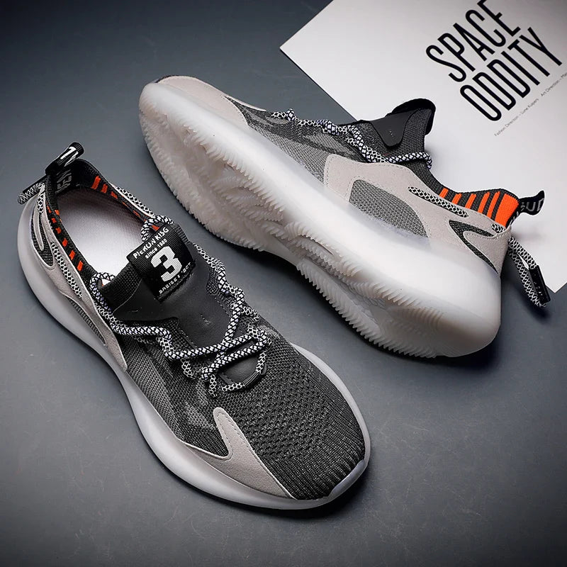 Orthopädische Sneaker mit Schnürung aus Mesh