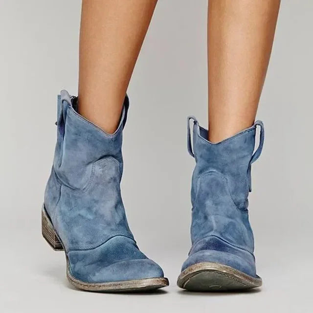 Western Stiefeletten | Kurzer Schaft mit Schlupflasche