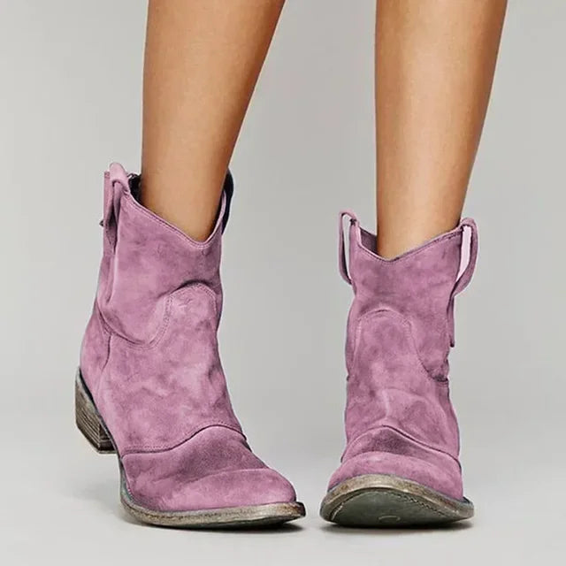 Western Stiefeletten | Kurzer Schaft mit Schlupflasche