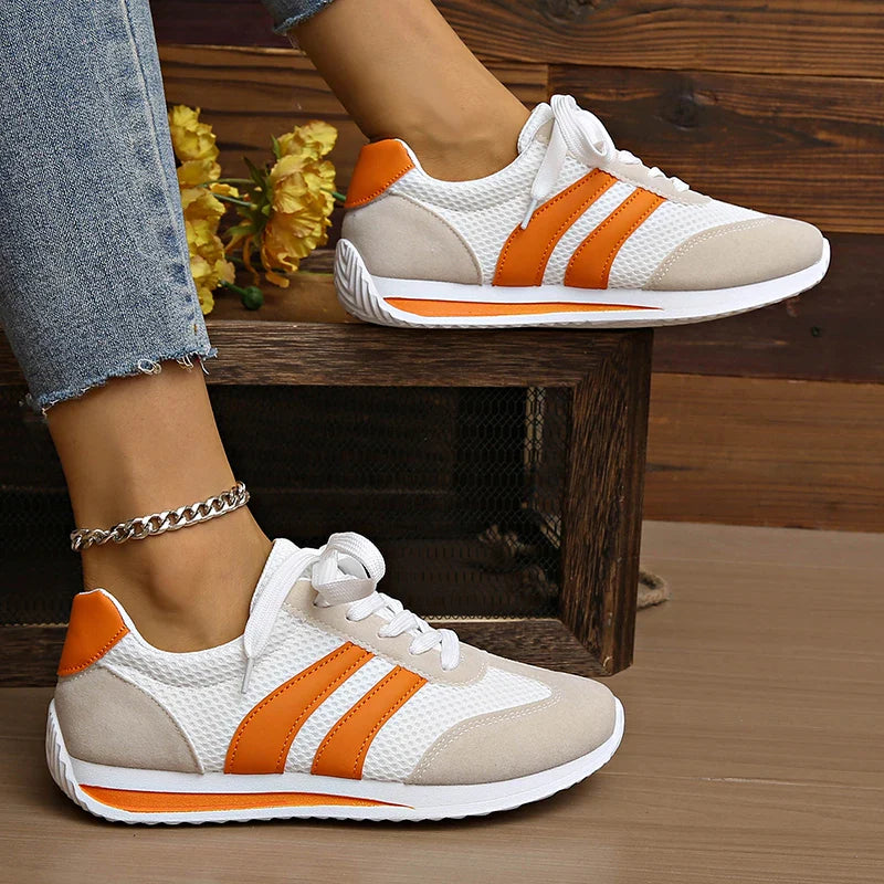 Sneaker Damen Schnürung Mesh – Ansicht 3
