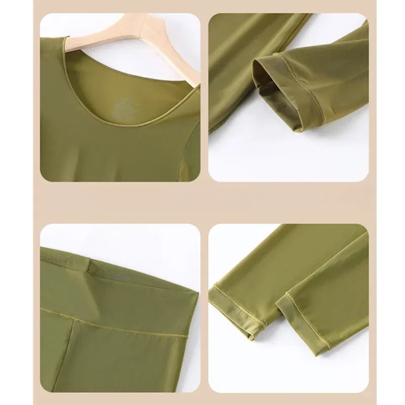 Thermo Unterwäsche Set | Langarmshirt Mit Leggings