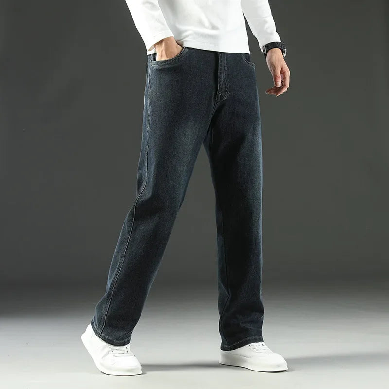 Herrenjeans Regular Fit gerades Bein