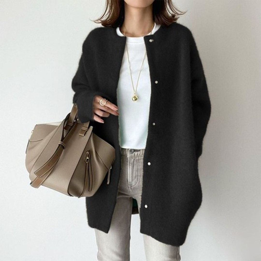 Strickjacke offen mit Taschen