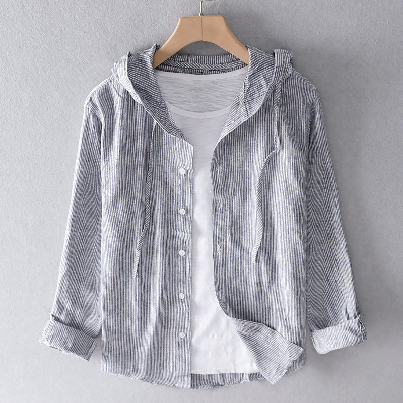 Bluse mit Kapuze Bequem Langarm