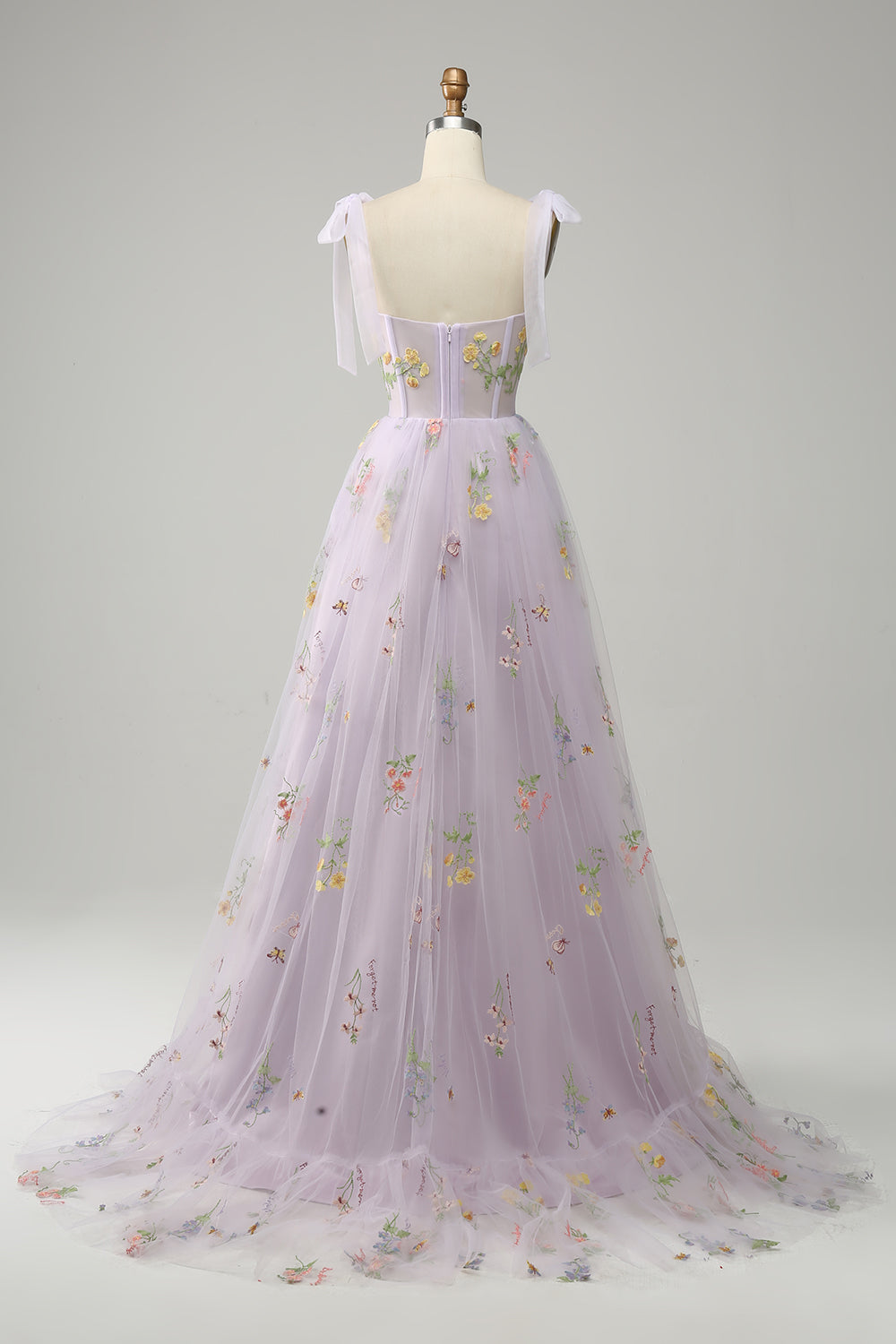 Damen Elegante Blumen Maxi Kleid – Ansicht 15