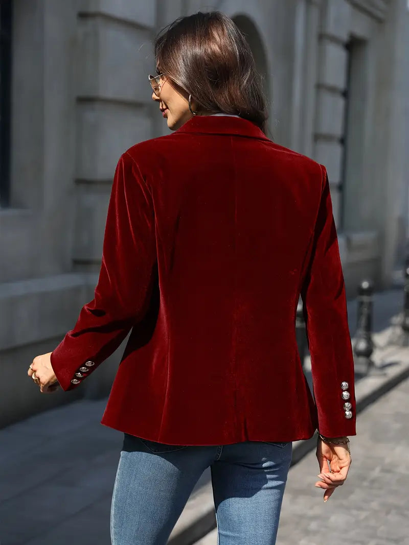 Eleganter Blazer Damen tailliert einreihig