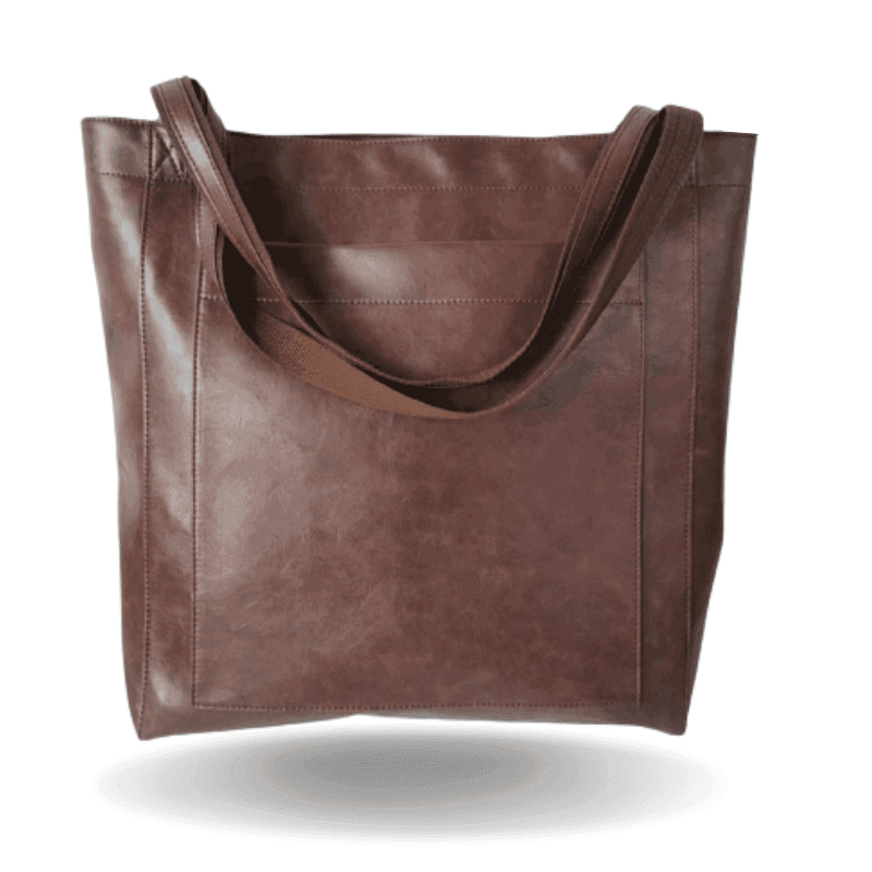 Die Lebenslange Tasche Ledershopper mit Schulterhenkeln