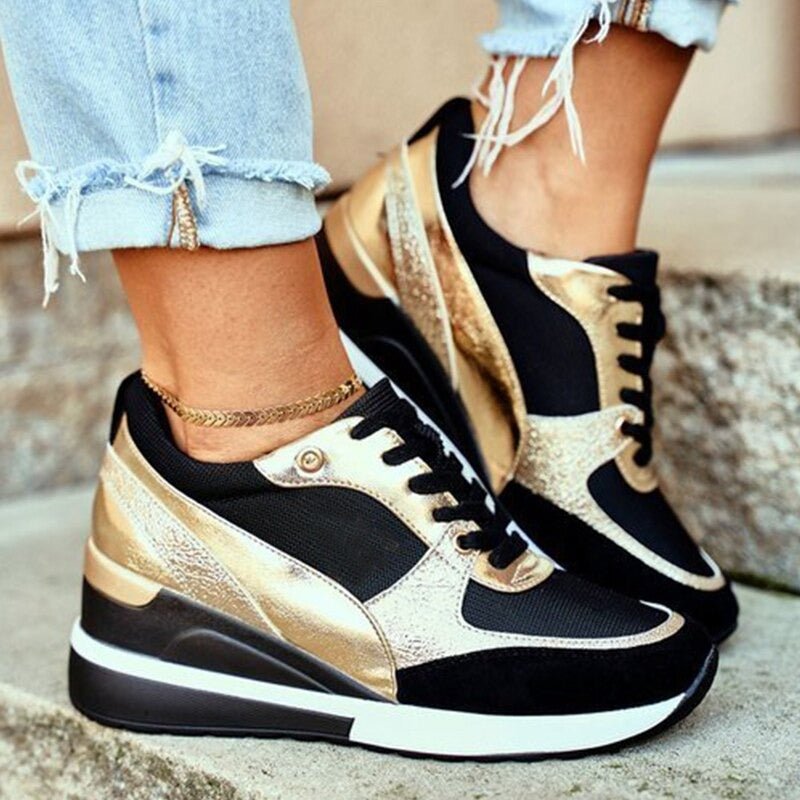 Orthopädische Sneaker Damen mit Plateausohle