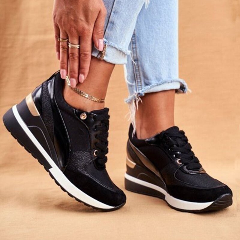 Orthopädische Sneaker Damen mit Plateausohle