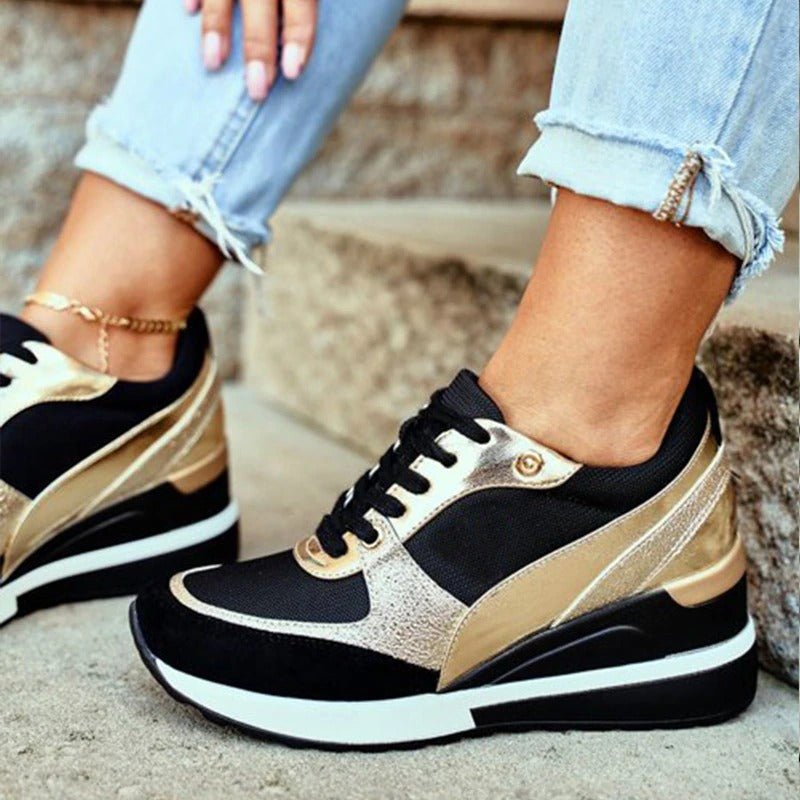 Orthopädische Sneaker Damen mit Plateausohle