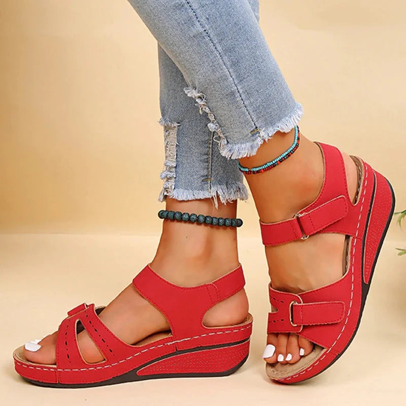 Damen Sandalen Mit Keilabsatz – Ansicht 4