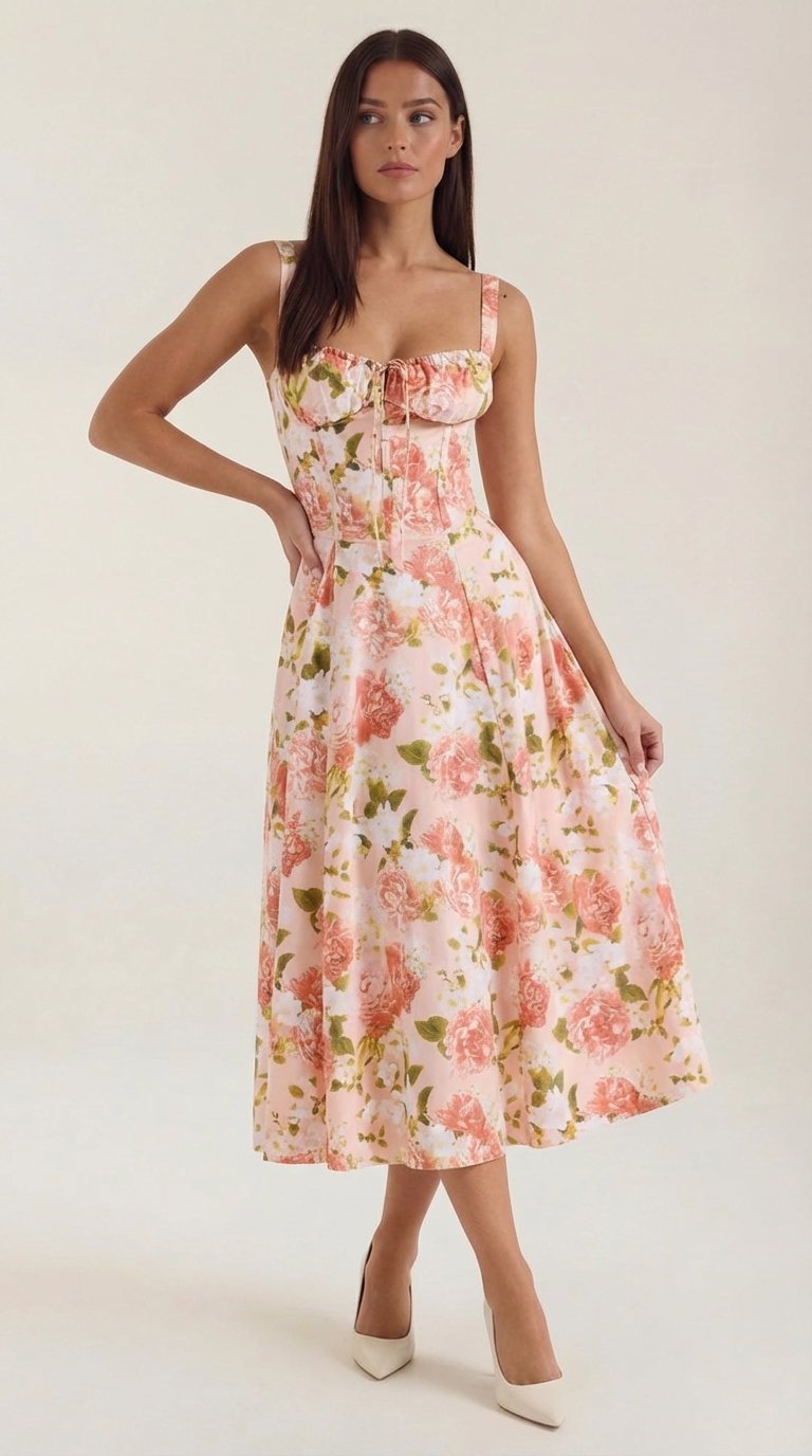 Damen Bustier Sommerkleid | Ausgestellt Hero