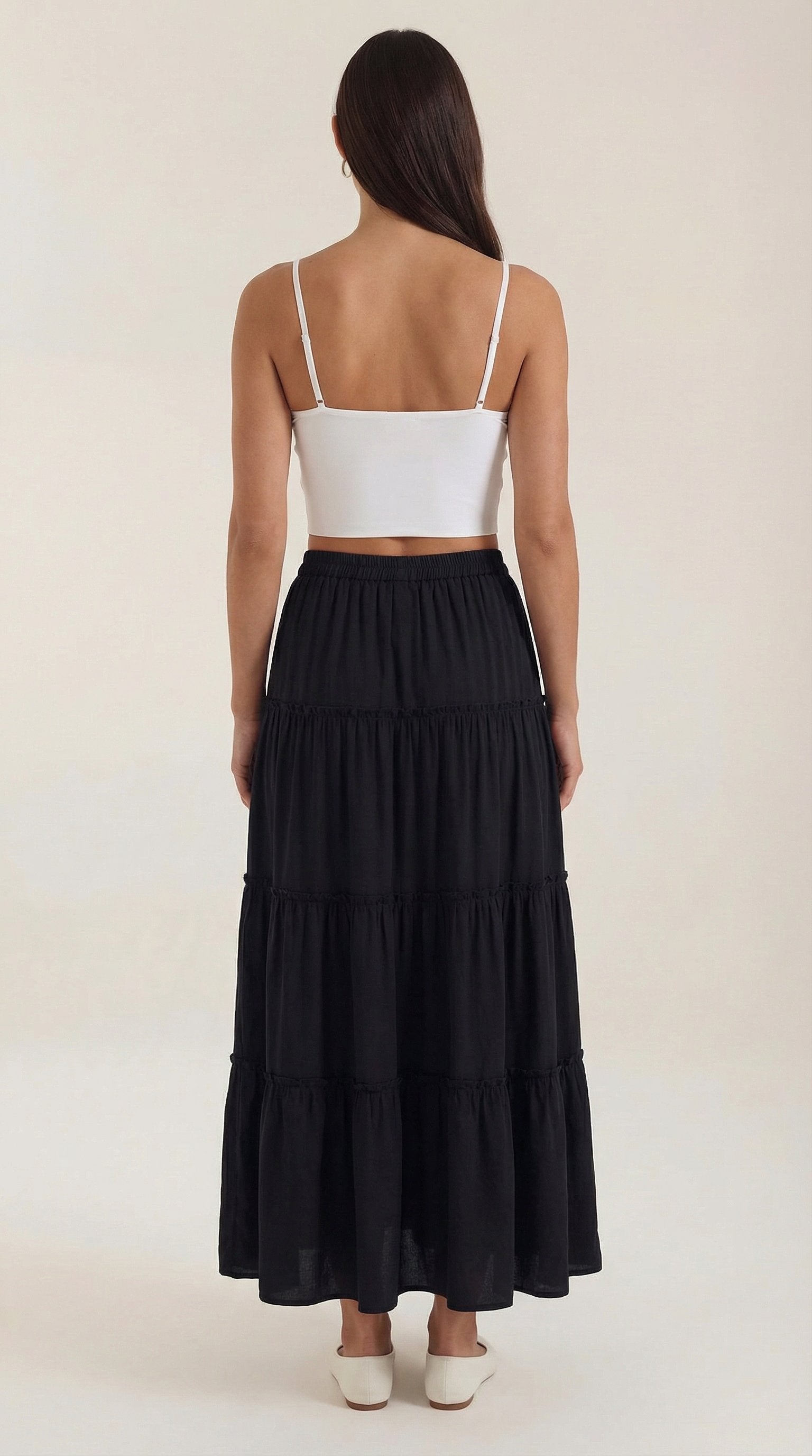 Damen Crop-Top Rüschen | Herzausschnitt View 14