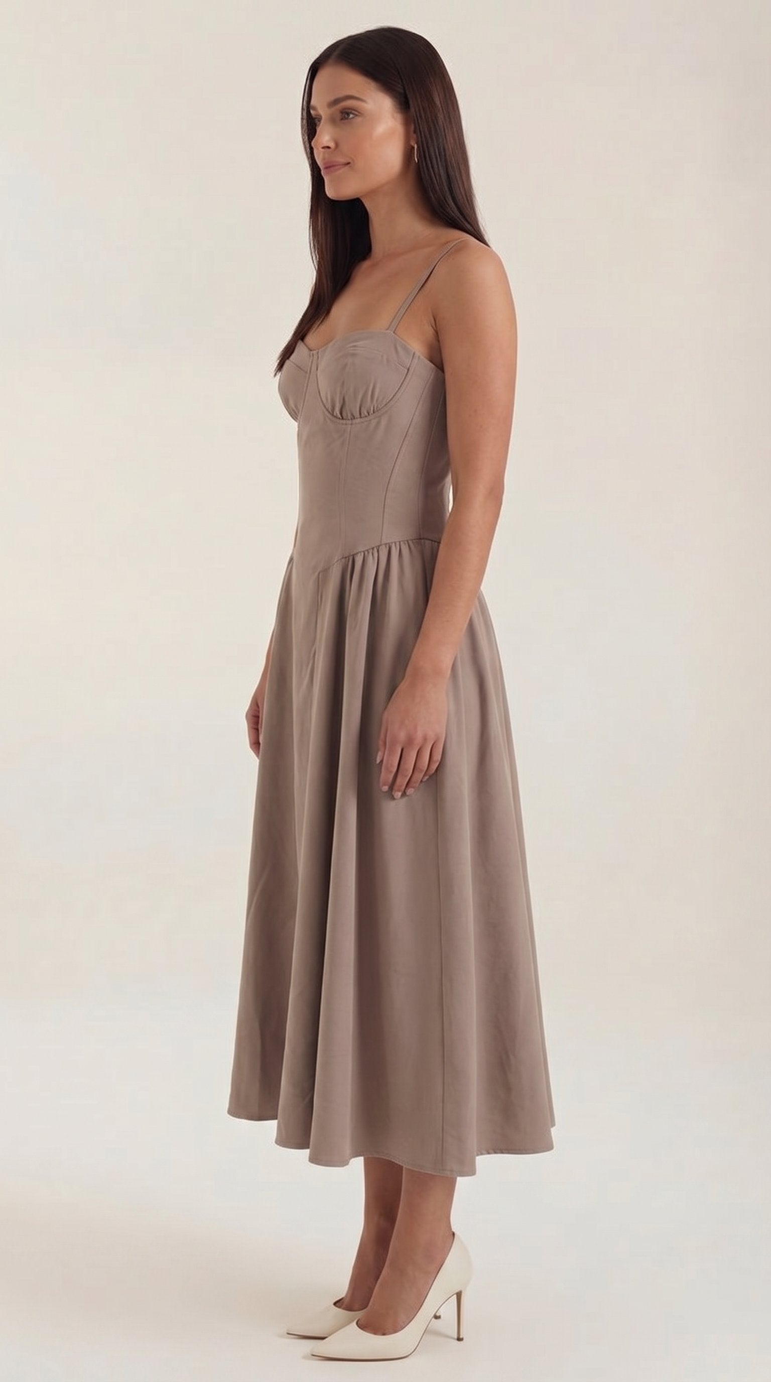Damen Korsett Midikleid | Trägerkleid View 32