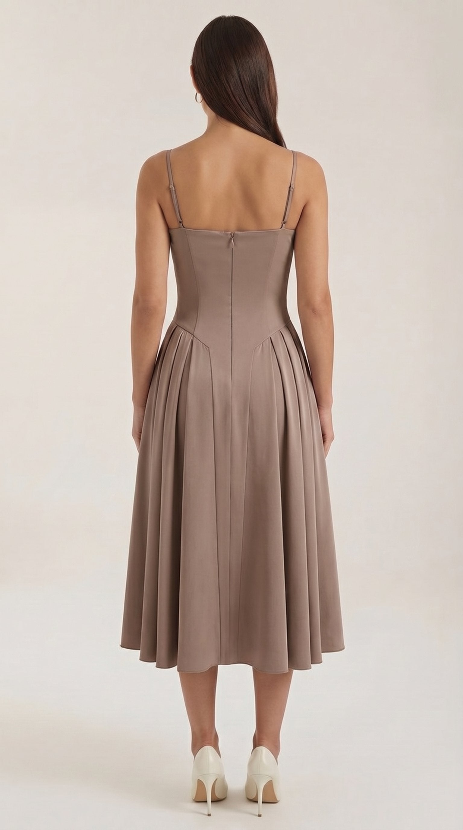 Damen Korsett Midikleid | Trägerkleid View 34