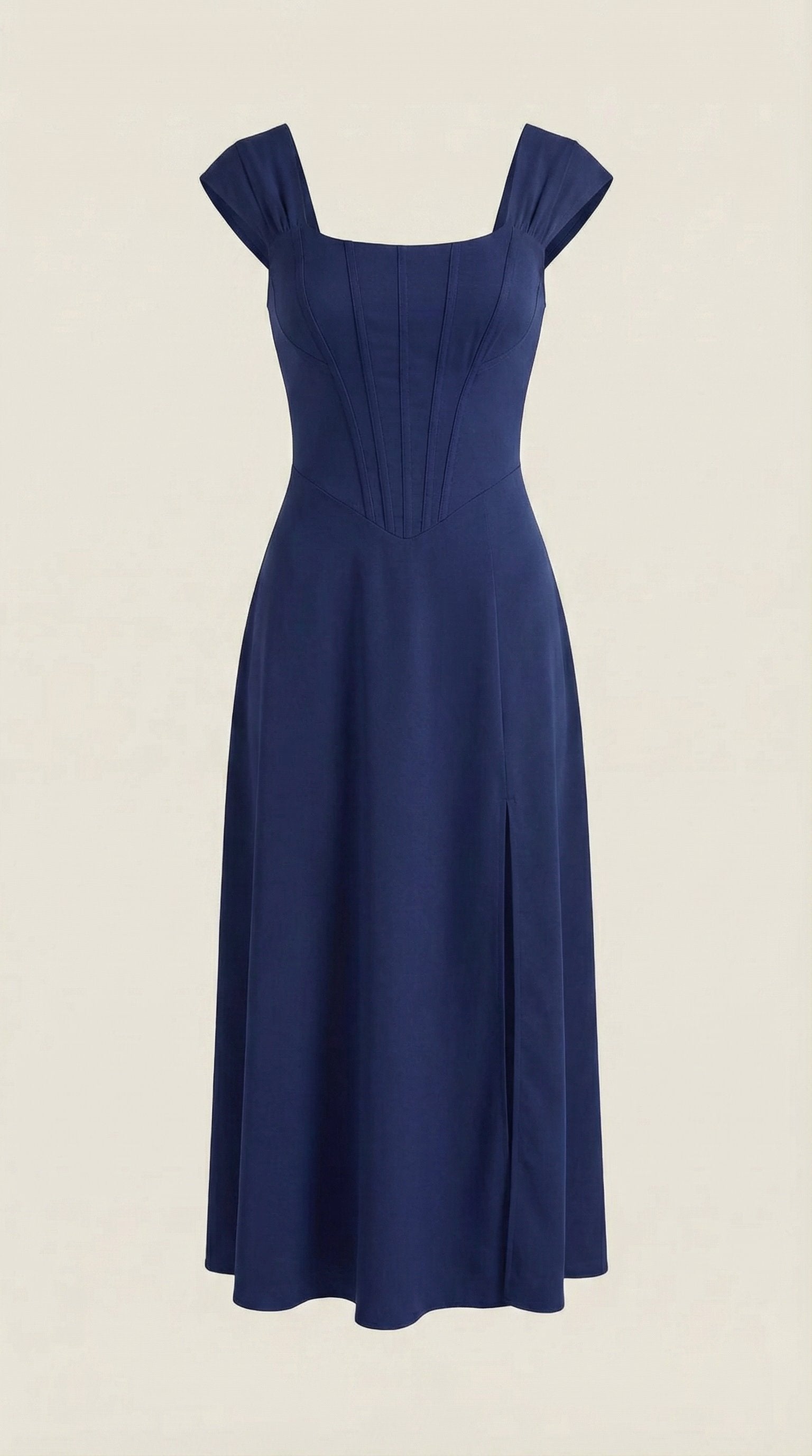 Damen Korsett Sommerkleid | Eckiger Ausschnitt View 20