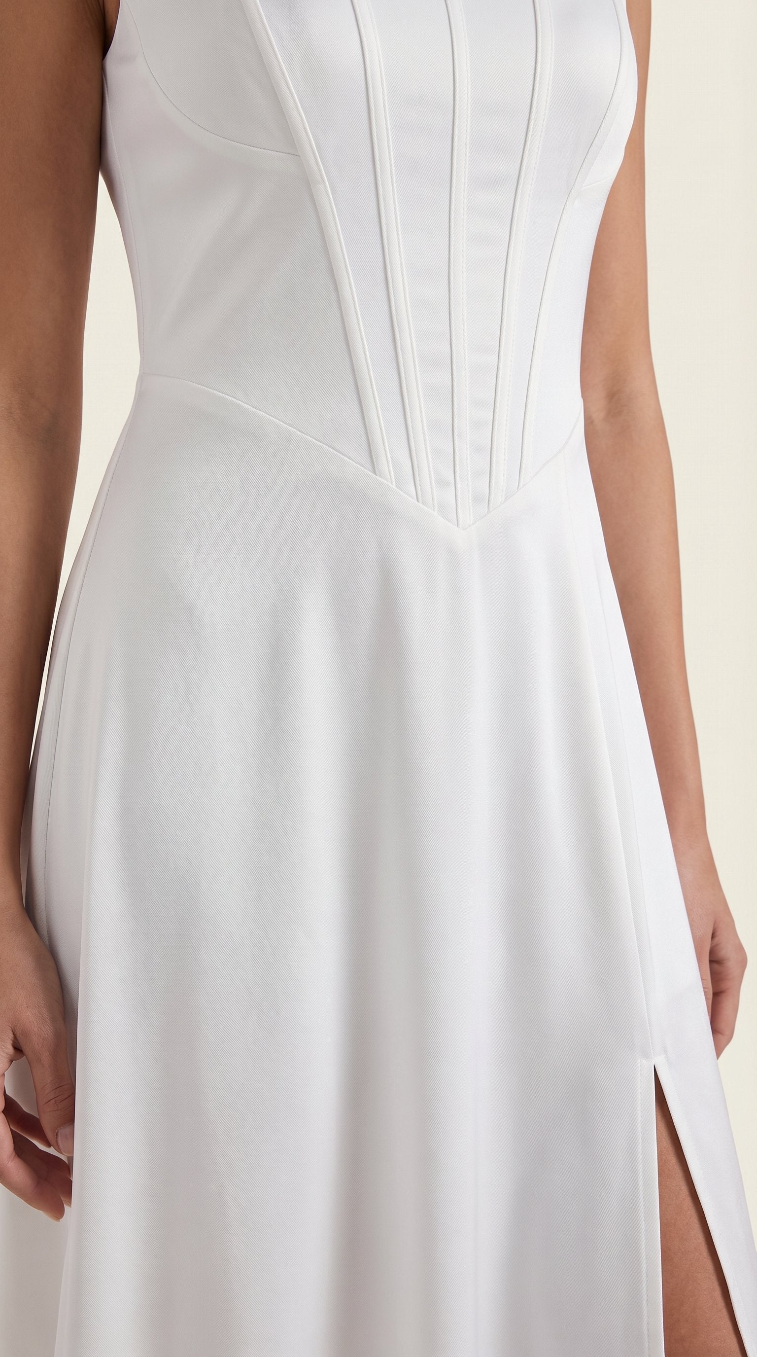 Damen Korsett Sommerkleid | Eckiger Ausschnitt View 33