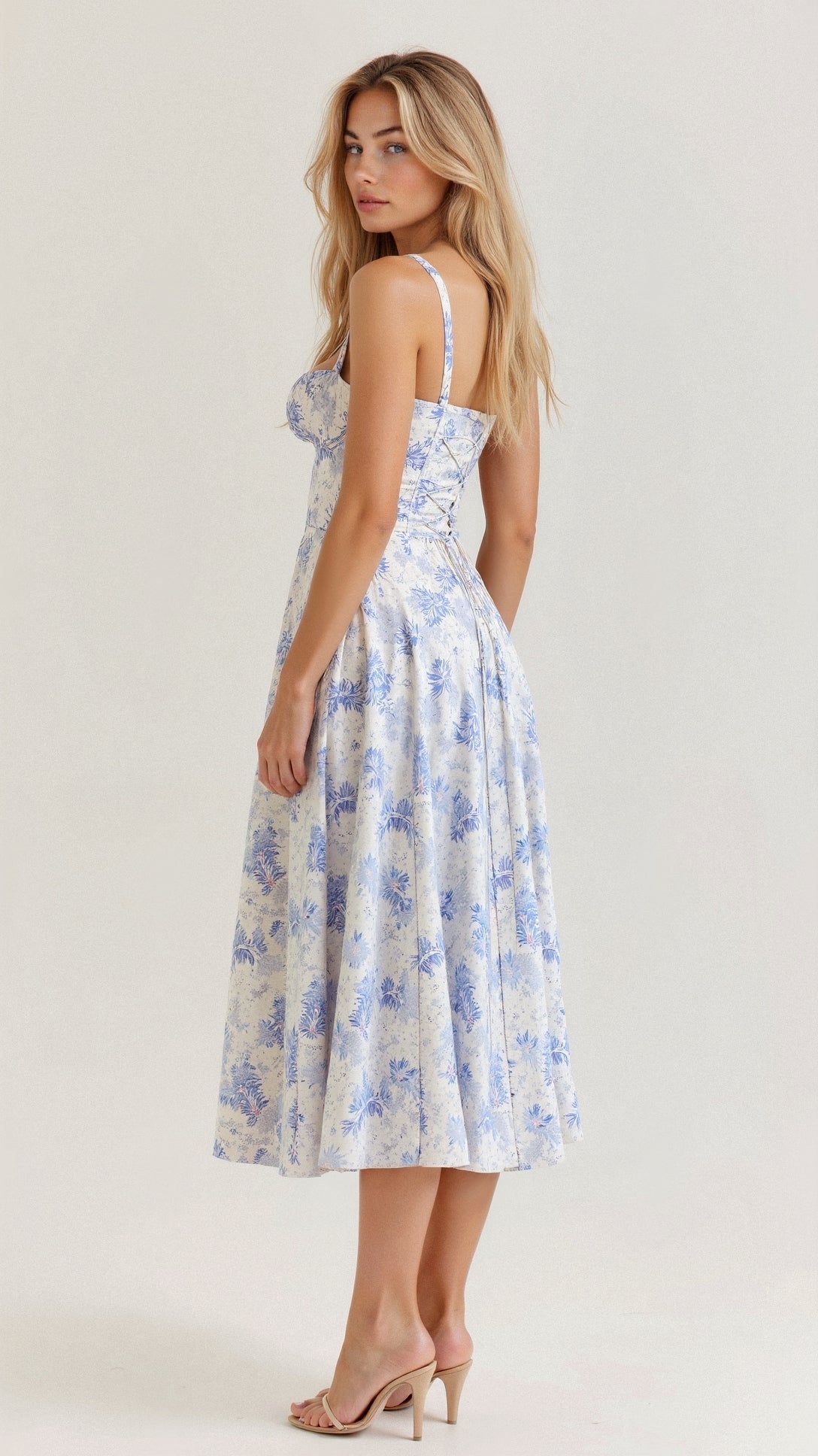 Damen Korsett-Taillenkleid | Figurschmeichelnd Front