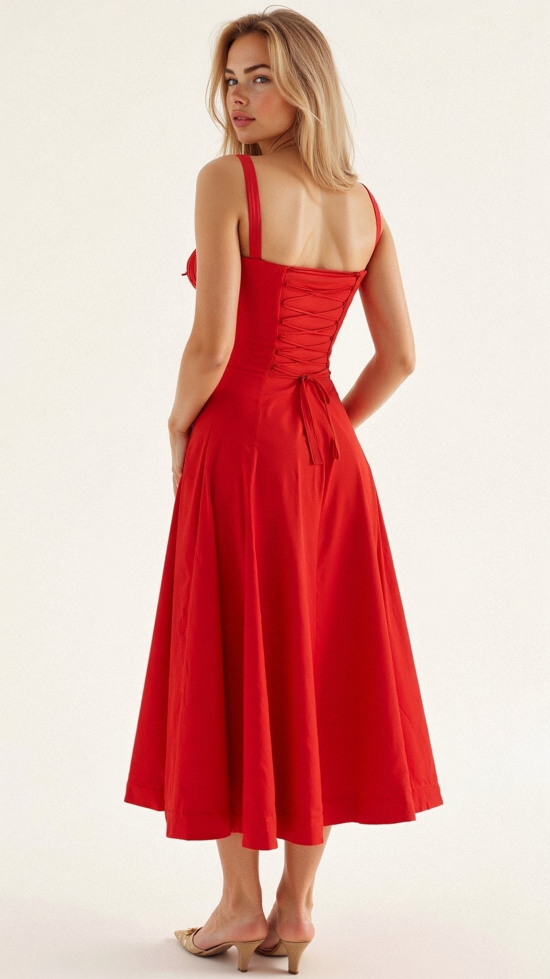 Damen Korsett-Taillenkleid | Figurschmeichelnd Full