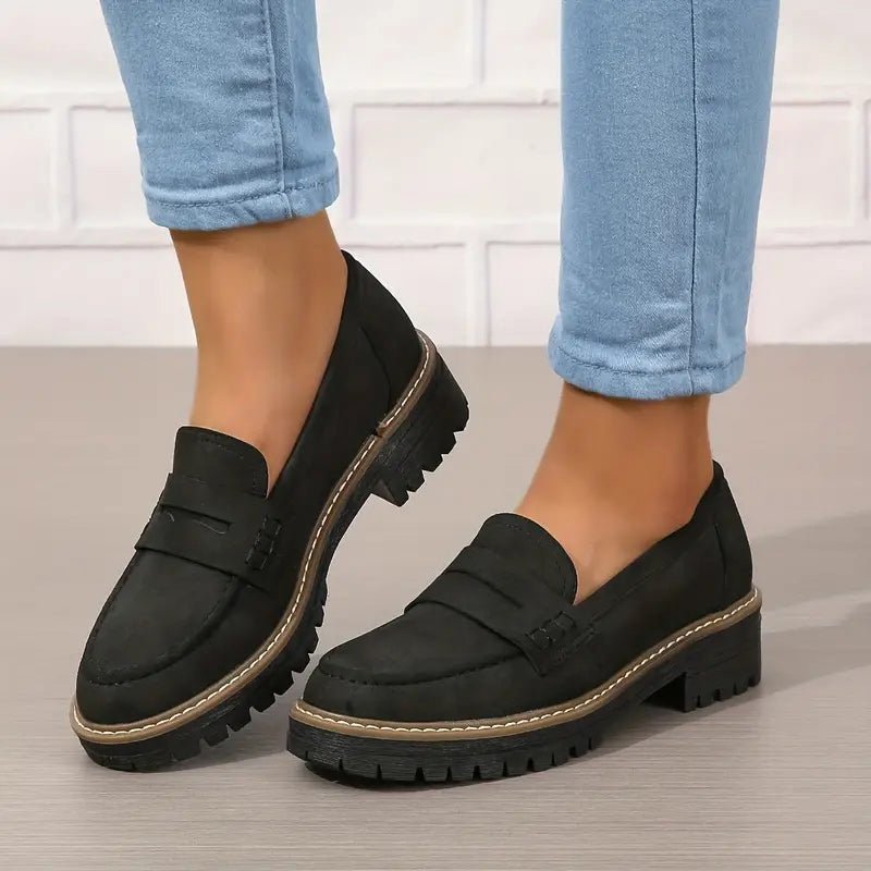 Damen Mokassins Orthopädisch | Keilsohle Close Up